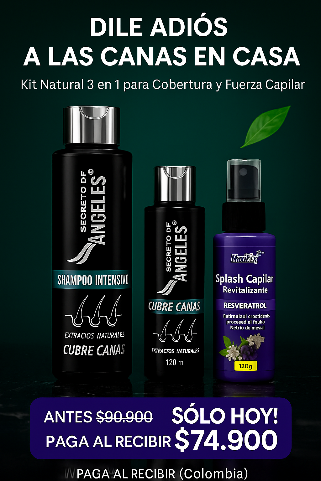 SHAMPOO CUBRECANAS + SPLAS CAPILAR RESVE